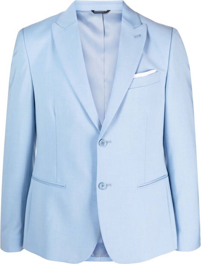 Daniele Alessandrini Blazer met enkele rij knopen Blauw