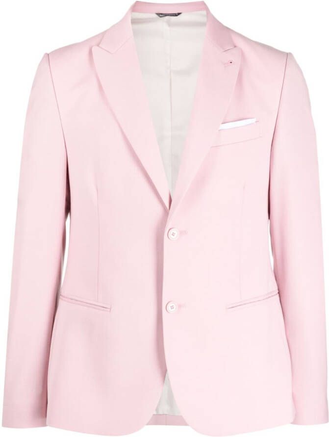 Daniele Alessandrini Blazer met enkele rij knopen Roze