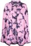 DARKPARK Blouse met acid-wassing Roze - Thumbnail 1