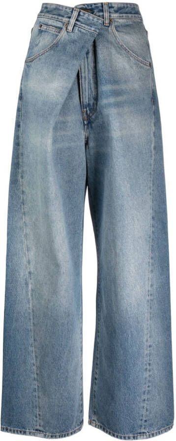 DARKPARK Asymmetrische jeans Blauw