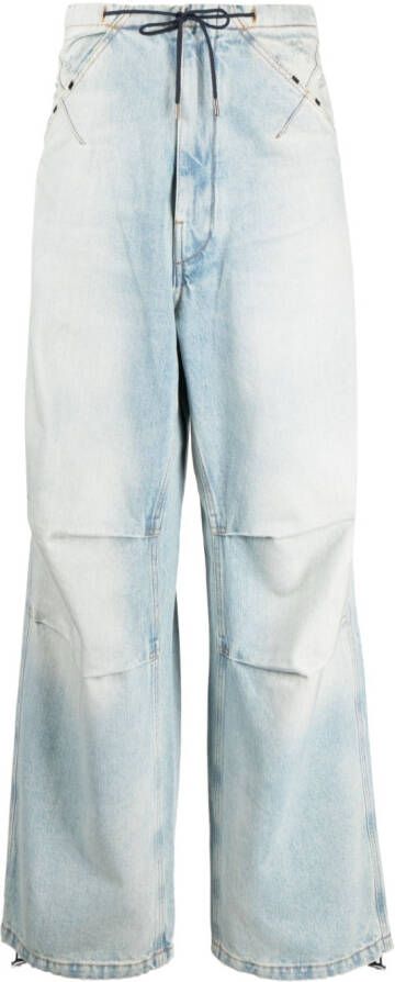 DARKPARK Jeans met wijde pijpen Blauw