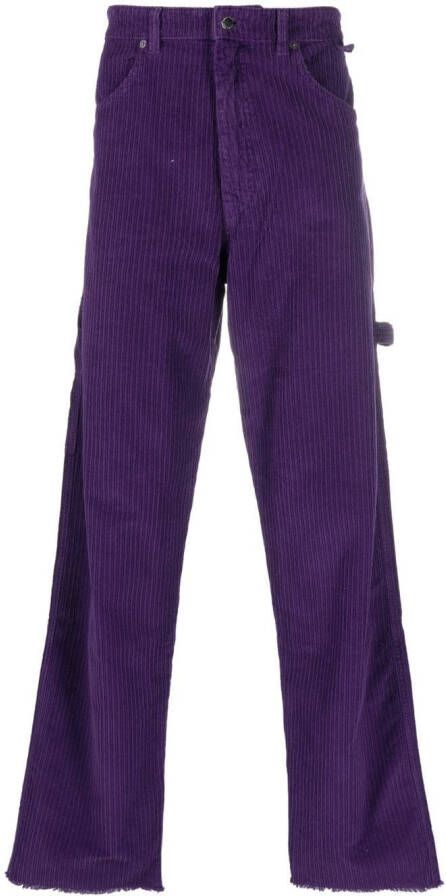 DARKPARK Ribfluwelen broek Paars
