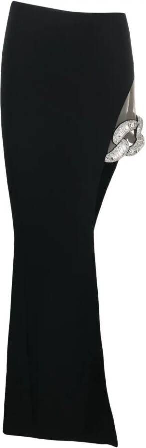 David Koma Asymmetrische rok Zwart