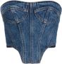 David Koma Cropped top Blauw - Thumbnail 1