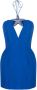 David Koma Mini-jurk met halternek Blauw - Thumbnail 1