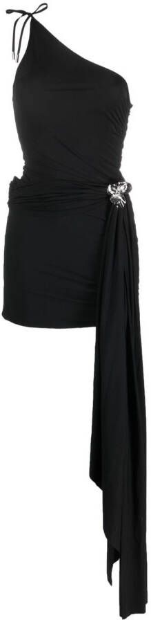 David Koma Off-shoulder mini-jurk Zwart