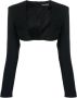 David Koma Cropped top Zwart - Thumbnail 1