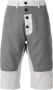 Delada Shorts met colourblocking Wit - Thumbnail 1