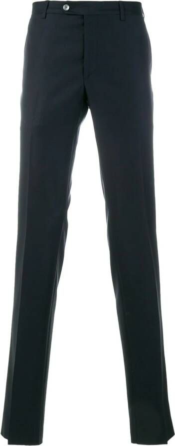 Dell'oglio broek met rechte pijpen Blauw