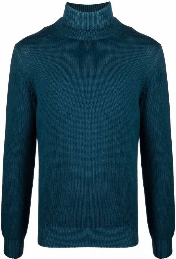 Dell'oglio Coltrui met geribbelde afwerking Blauw