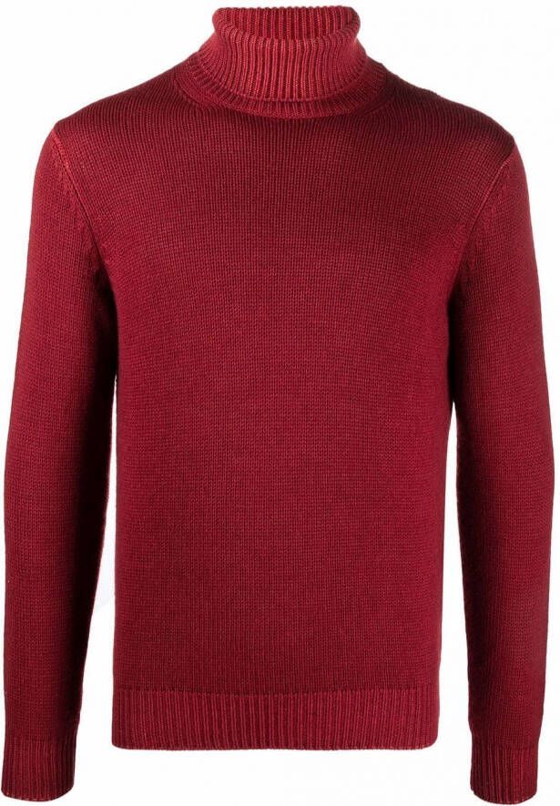Dell'oglio Coltrui met geribbelde afwerking Rood