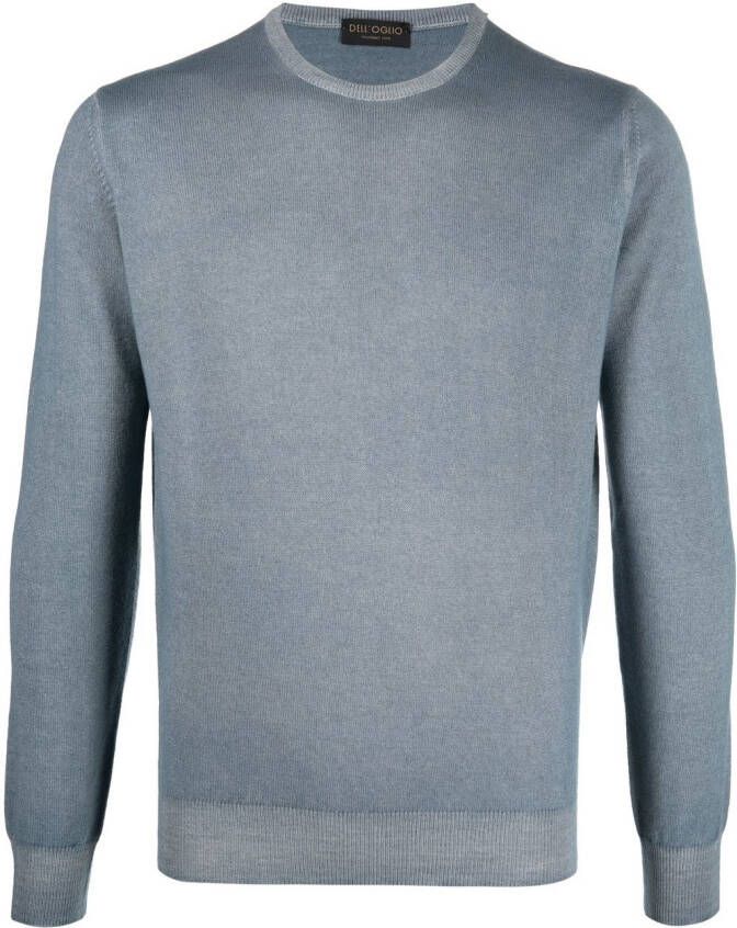 Dell'oglio Gebreide trui Blauw
