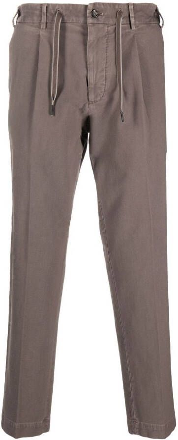 Dell'oglio Chino met trekkoordtaille Bruin
