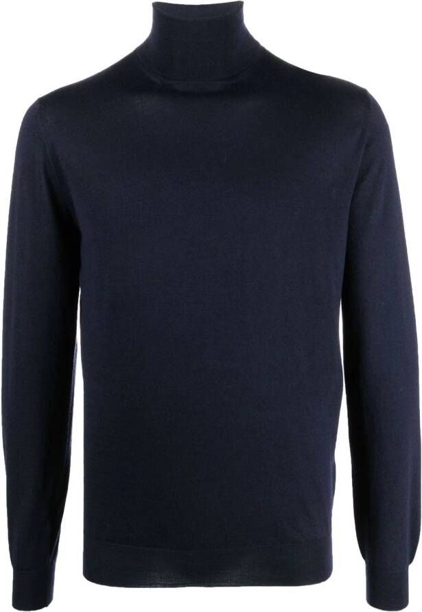 Dell'oglio Fijngebreide coltrui Blauw