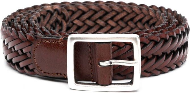 Dell'oglio Geweven riem Bruin