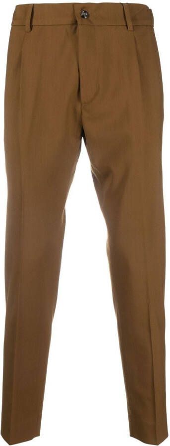 Dell'oglio Cropped broek Bruin