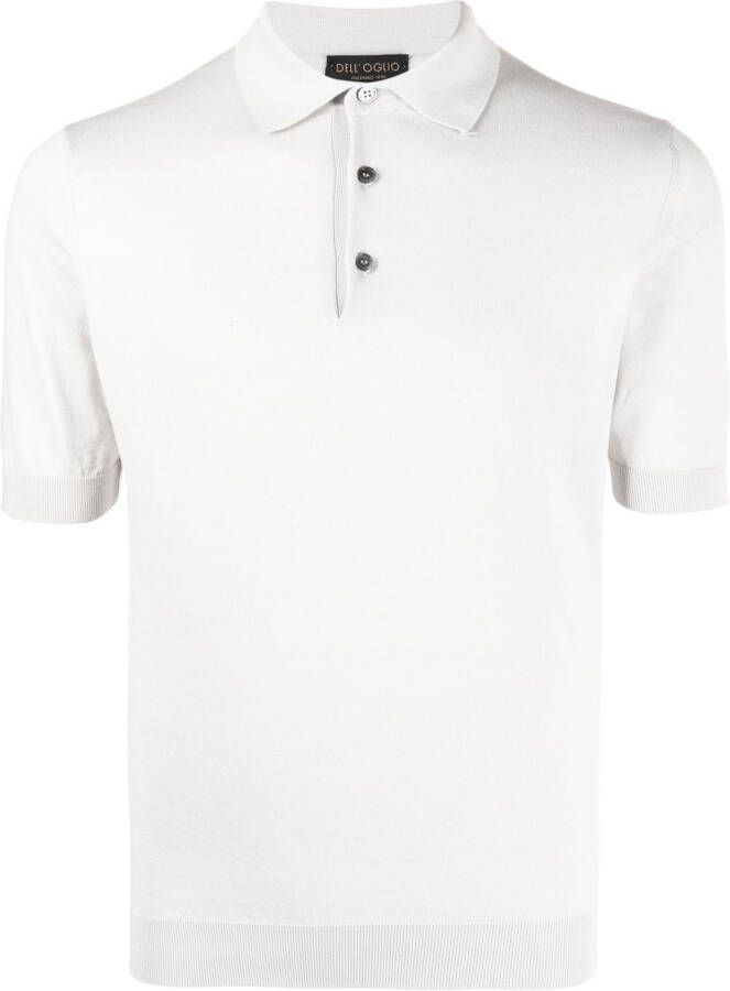 Dell'oglio Katoenen poloshirt Grijs