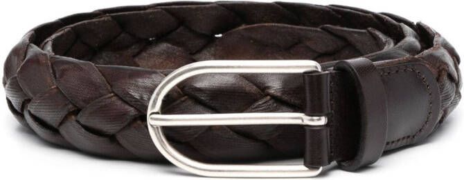 Dell'oglio Leren riem Bruin