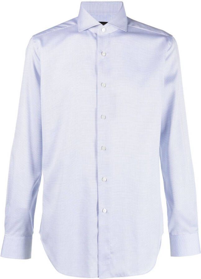 Dell'oglio Button-up overhemd Blauw
