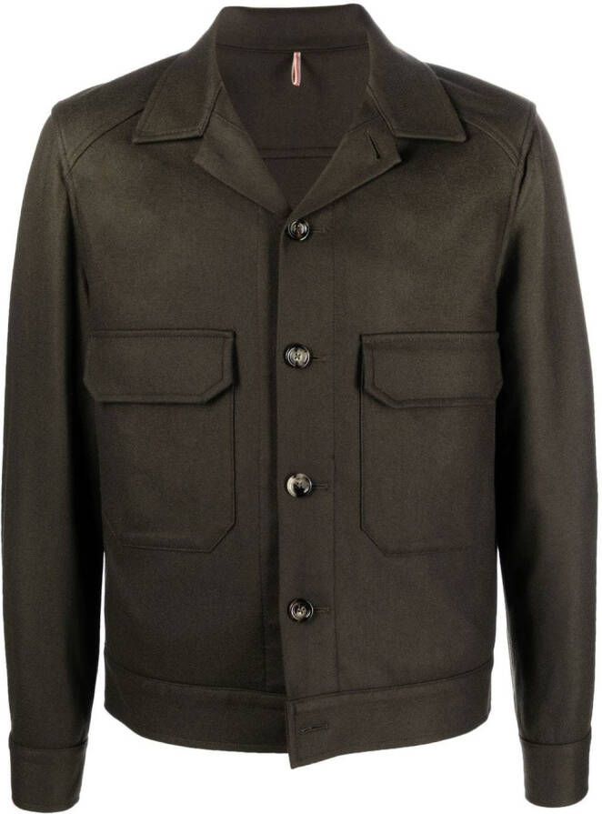 Dell'oglio Button-up overhemd Groen