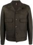 Dell'oglio Button-up overhemd Groen - Thumbnail 1