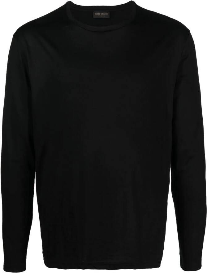 Dell'oglio T-shirt met lange mouwen Zwart