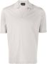 Dell'oglio Poloshirt met open vlak Grijs - Thumbnail 1