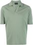 Dell'oglio Poloshirt met open vlak Groen - Thumbnail 1