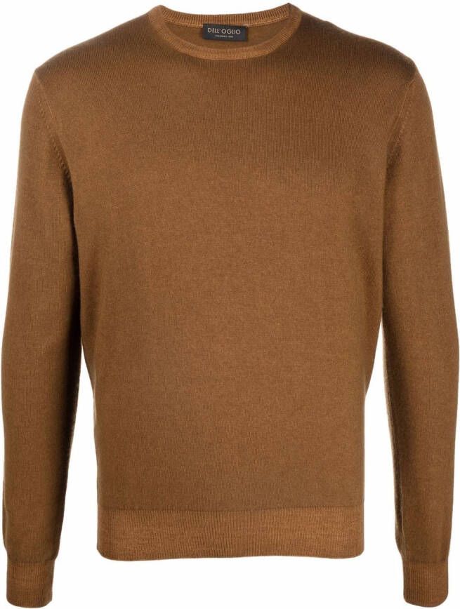 Dell'oglio Ribgebreide trui Beige