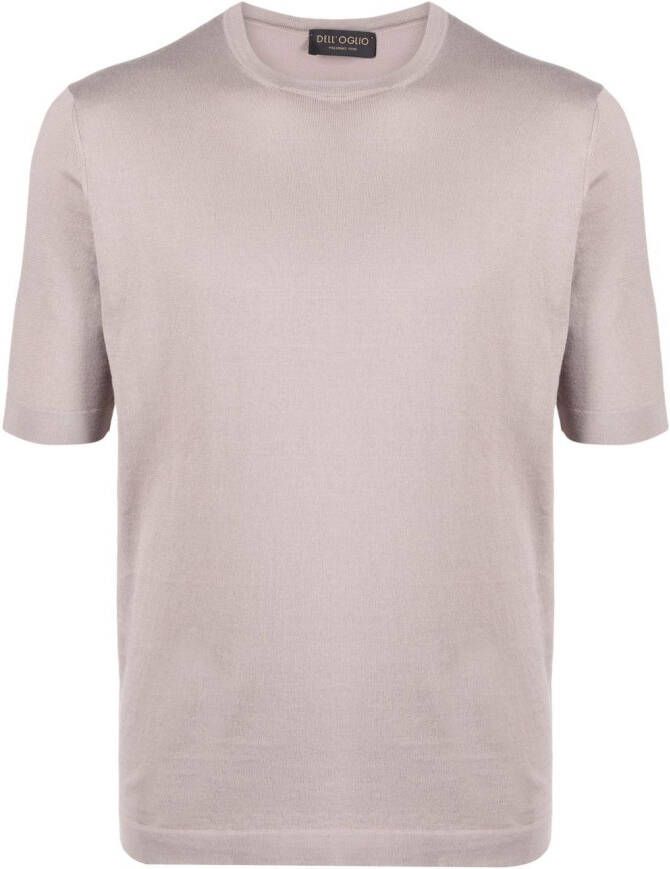 Dell'oglio T-shirt met ronde hals Bruin