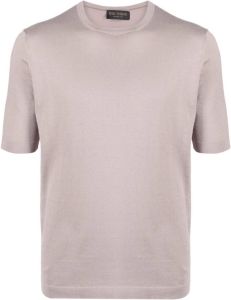 Dell'oglio T-shirt met ronde hals Bruin