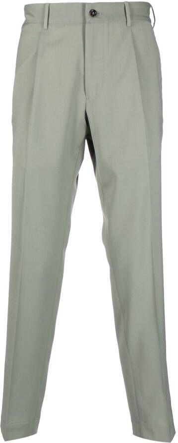 Dell'oglio Pantalon met toelopende pijpen Groen