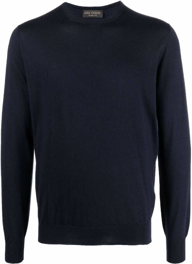 Dell'oglio Trui met ronde hals Blauw