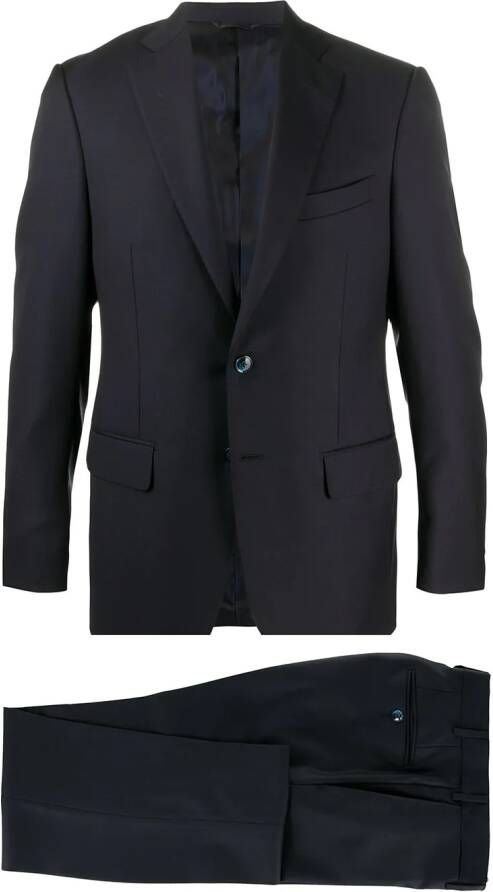 Dell'oglio Tweedelig pak Blauw