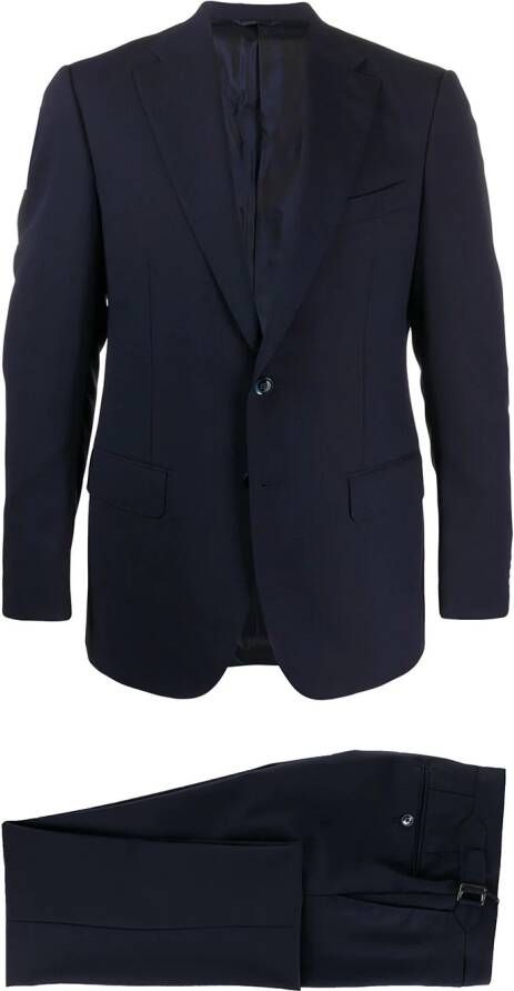 Dell'oglio Tweedelig pak Blauw