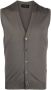 Dell'oglio Bodywarmer van merinowol Bruin - Thumbnail 1