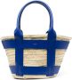 DeMellier The Maxi Santorini raffia shopper Beige - Thumbnail 1