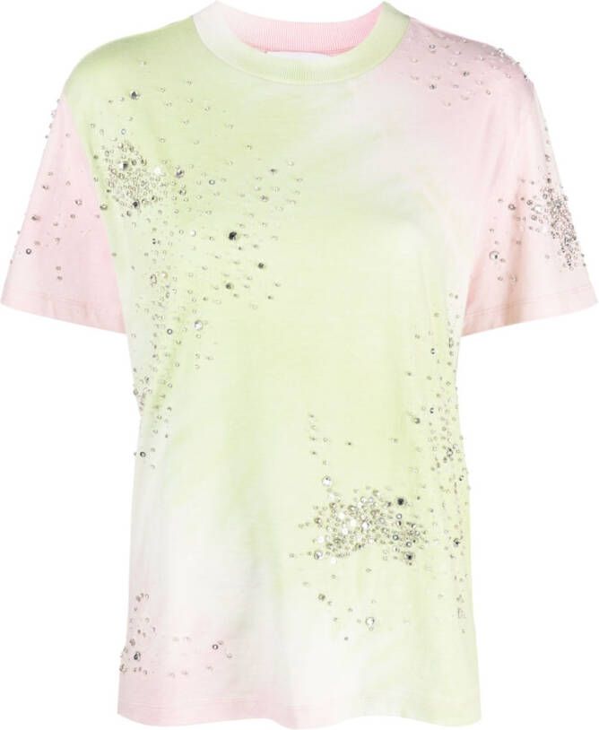 DES PHEMMES T-shirt met ombré-effect Groen