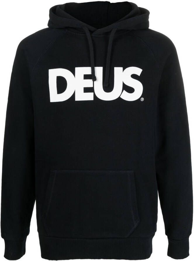 Deus Ex Machina Hoodie met logoprint Zwart