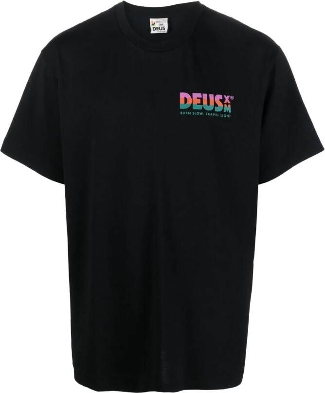 Deus Ex Machina T-shirt met logo Zwart