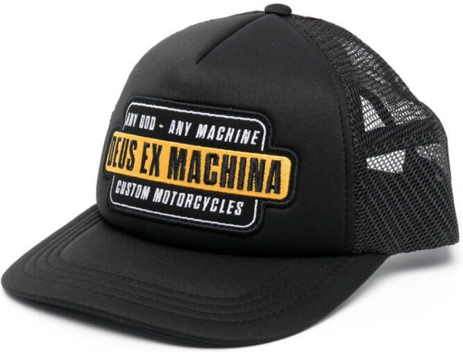 Deus Ex Machina Trucker pet met logopatch Zwart