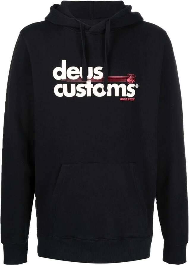 Deus Ex Machina Hoodie met logoprint Zwart