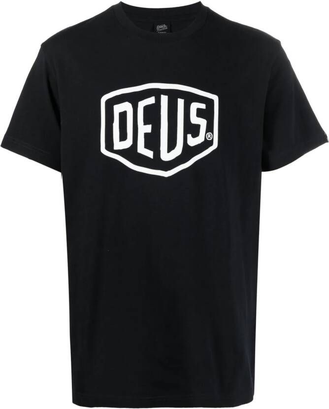 Deus Ex Machina Katoenen T-shirt Zwart