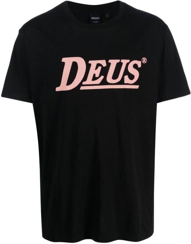 Deus Ex Machina T-shirt met logoprint Zwart