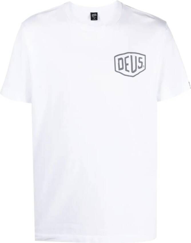 Deus Ex Machina Biarritz Address T-shirt Wit