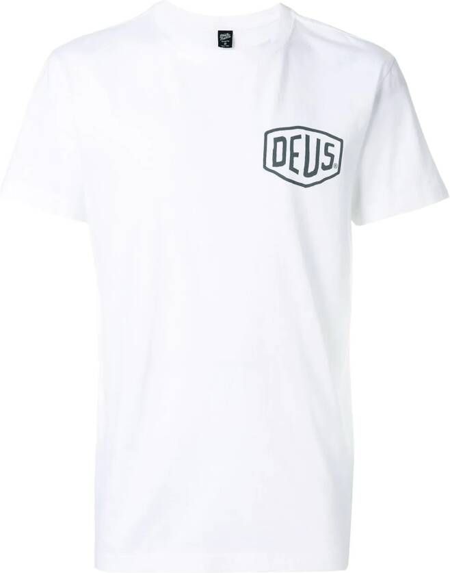 Deus Ex Machina oversized logo T-shirt Wit