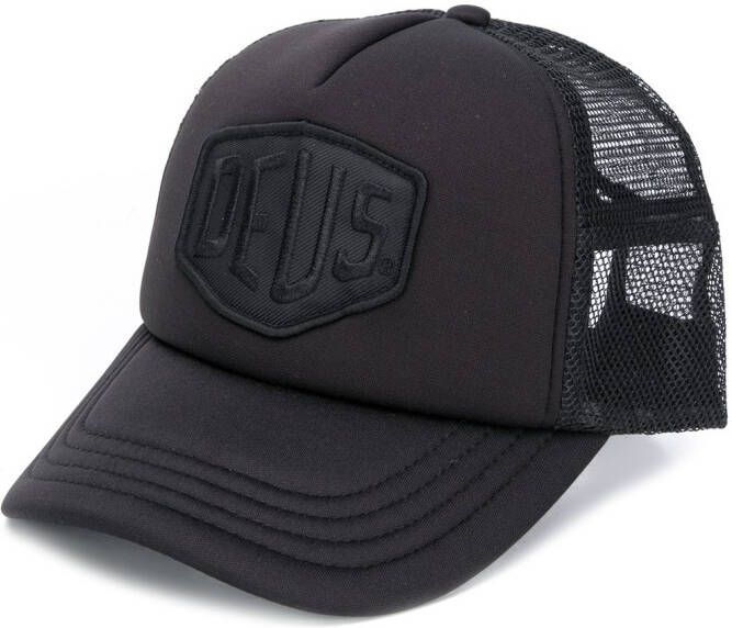 Deus Ex Machina Pet met logopatch Zwart