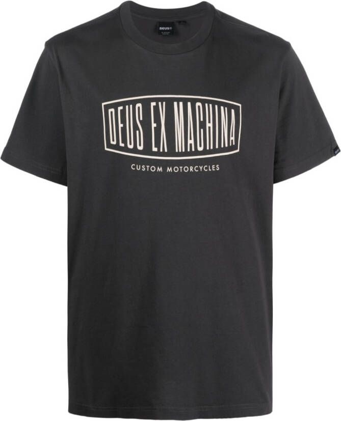 Deus Ex Machina T-shirt met logoprint Grijs