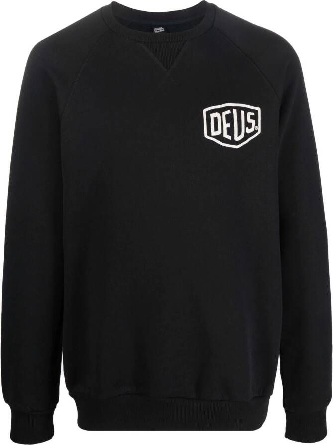 Deus Ex Machina Sweater met logo Zwart