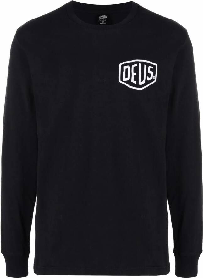 Deus Ex Machina Sweater met logoprint Zwart